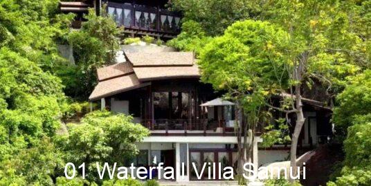 Waterfall Villa Samui with Panoramic Seaview at Santikhiri Estate