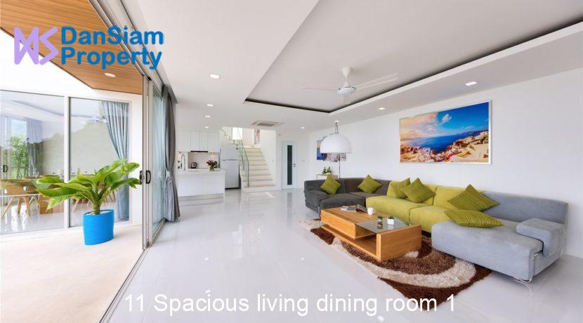 11 Spacious living dining room 1