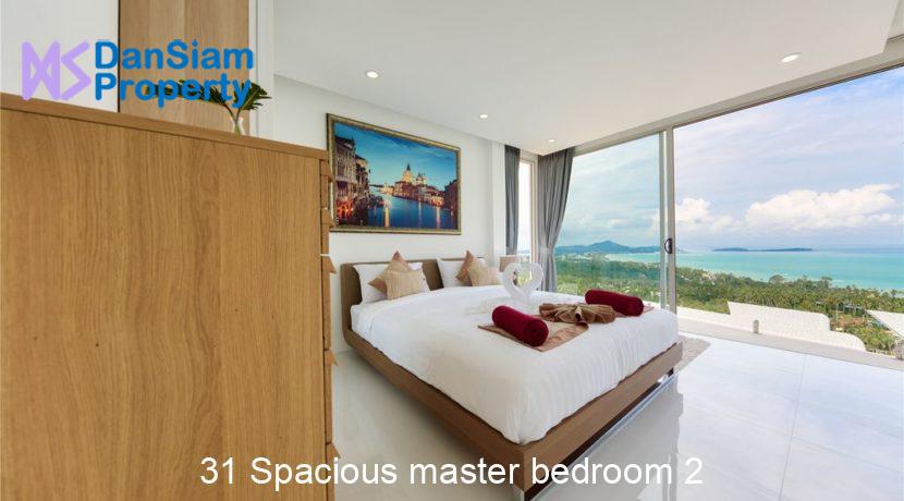 31 Spacious master bedroom 2