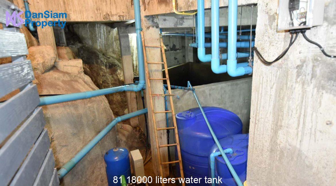 81 18000 liters water tank