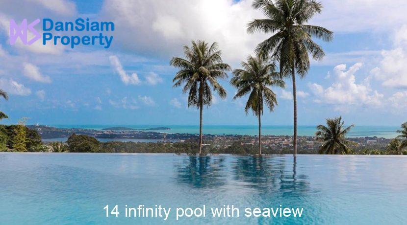 14 infinity pool with seaview