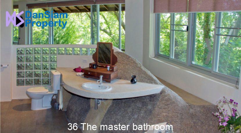 36 The master bathroom