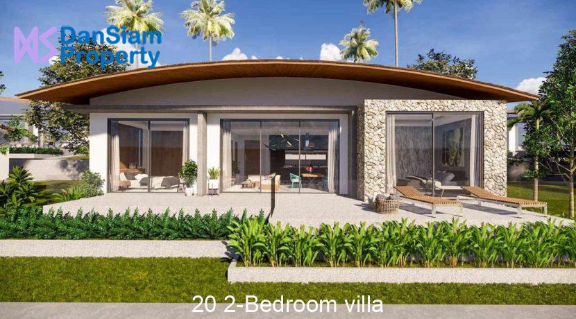 20 2-Bedroom villa