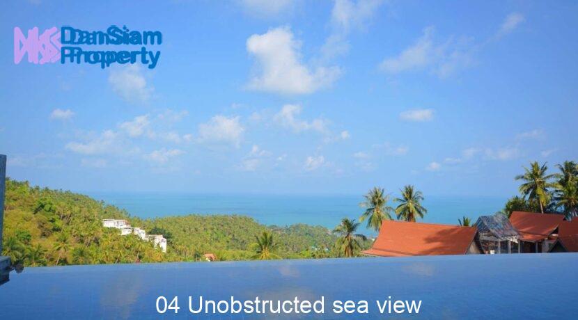 04 Unobstructed sea view