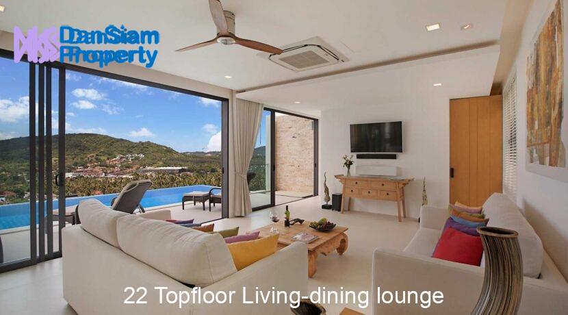 22 Topfloor Living-dining lounge