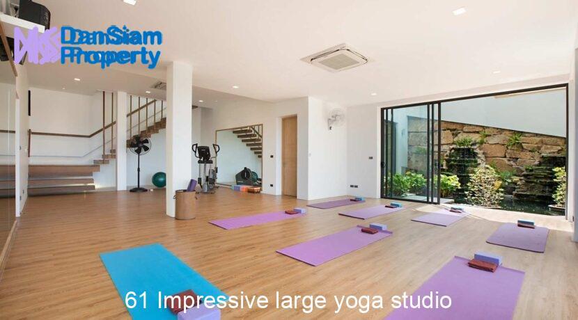 61 Impressive large yoga studio