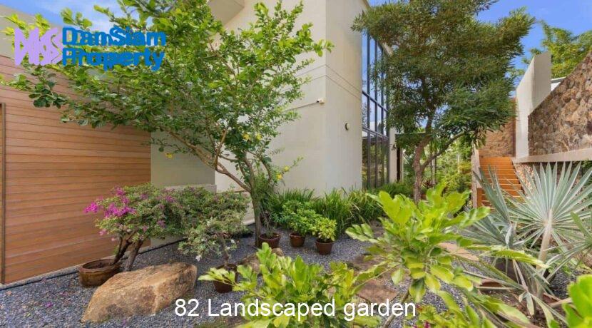 82 Landscaped garden