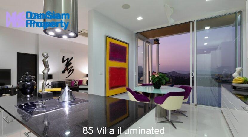 85 Villa illuminated