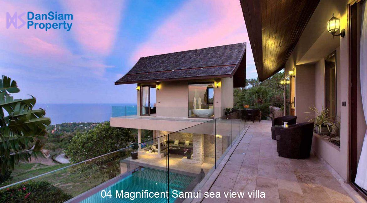 04 Magnificent Samui sea view villa