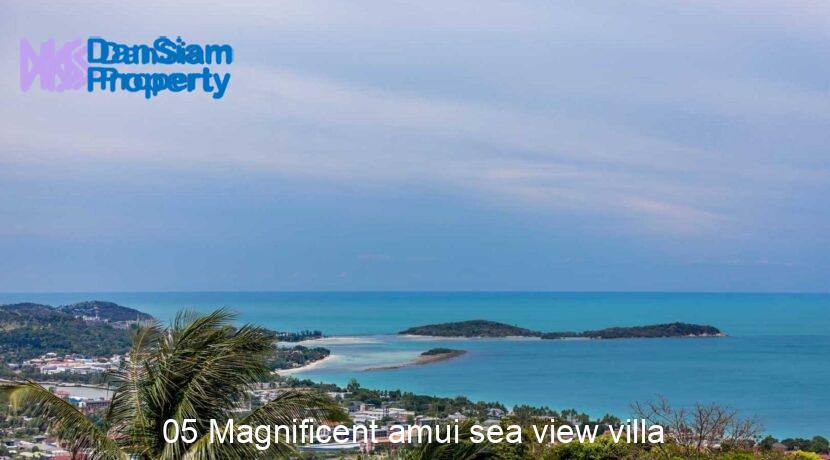 05 Magnificent amui sea view villa