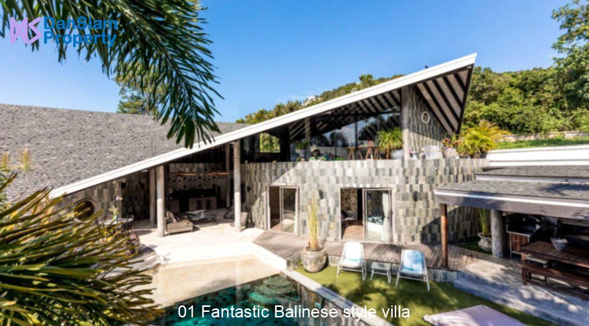 01 Fantastic Balinese style villa