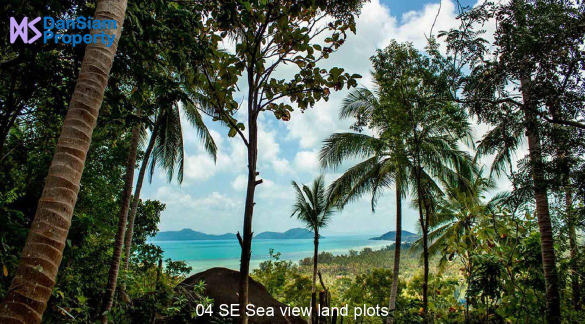 04 SE Sea view land plots