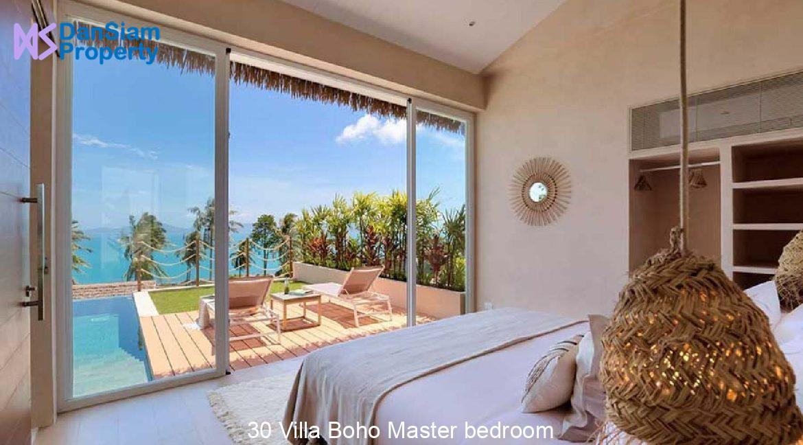 30 Villa Boho Master bedroom