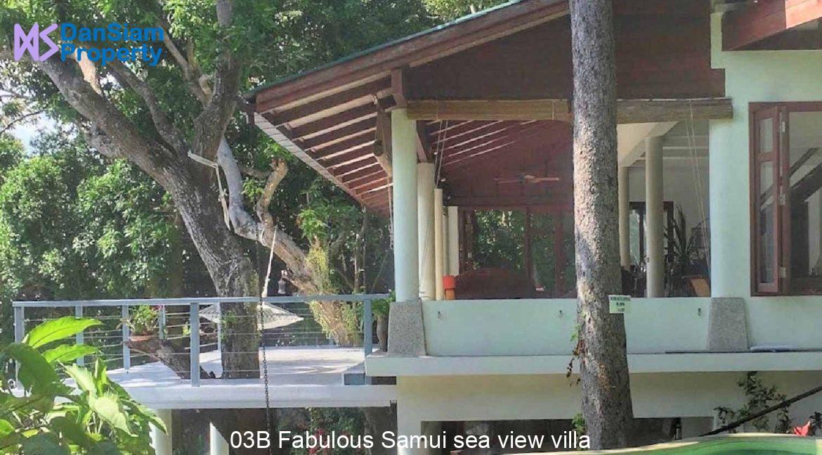 03B Fabulous Samui sea view villa