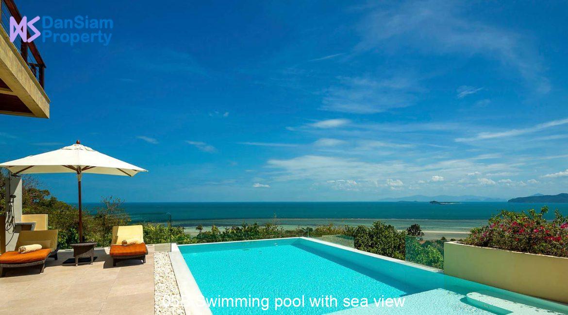 05B Swimming pool with sea view