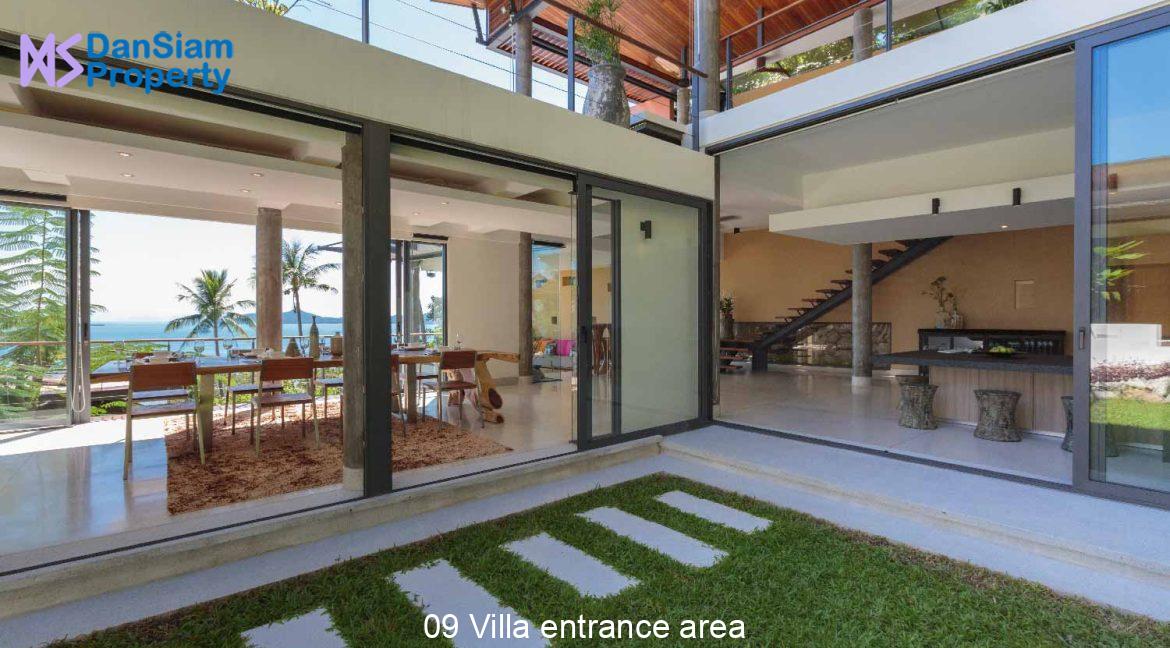 09 Villa entrance area