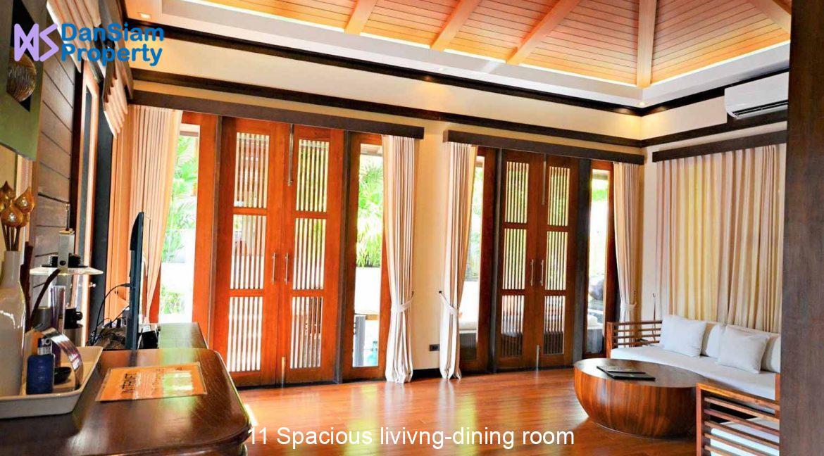 11 Spacious livivng-dining room