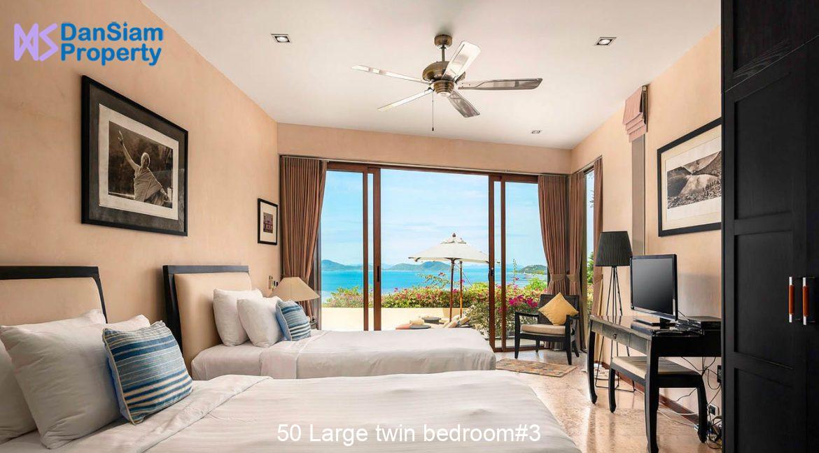 50 Large twin bedroom#3