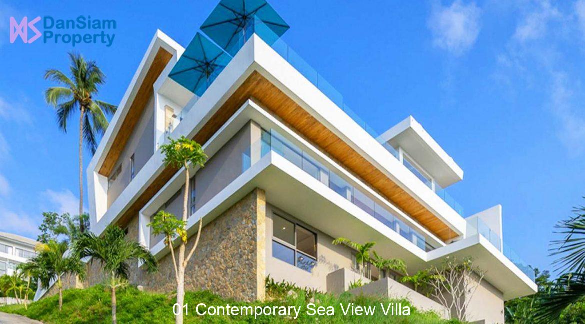 01 Contemporary Sea View Villa