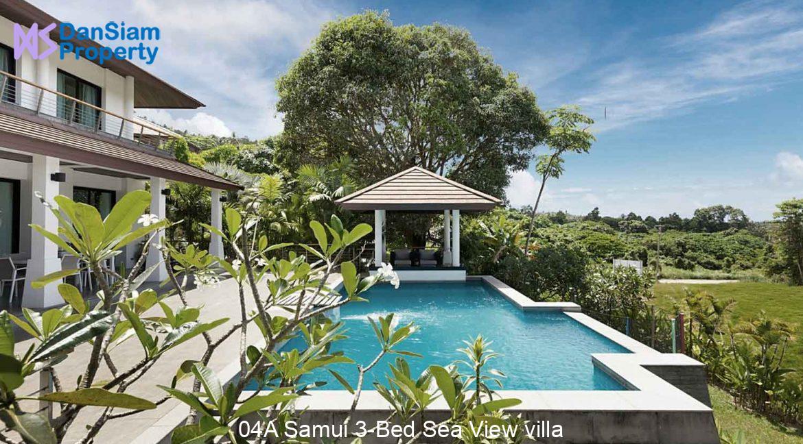 04A Samui 3-Bed Sea View villa