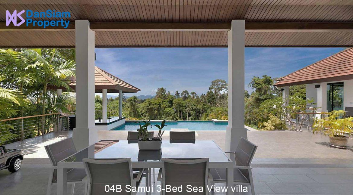 04B Samui 3-Bed Sea View villa