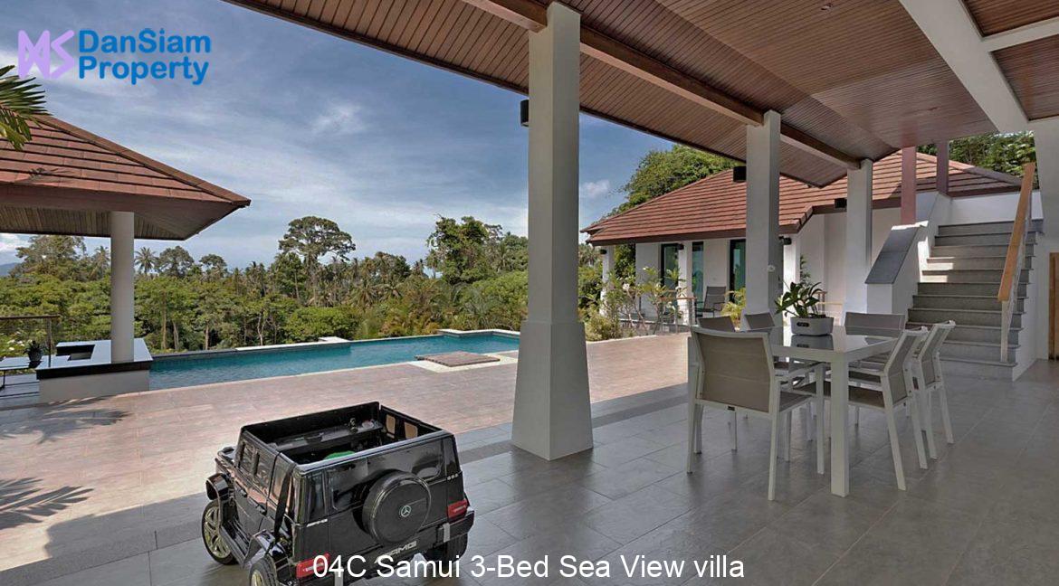 04C Samui 3-Bed Sea View villa