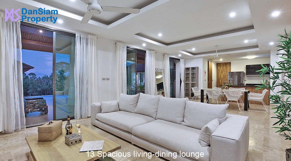 13 Spacious living-dining lounge