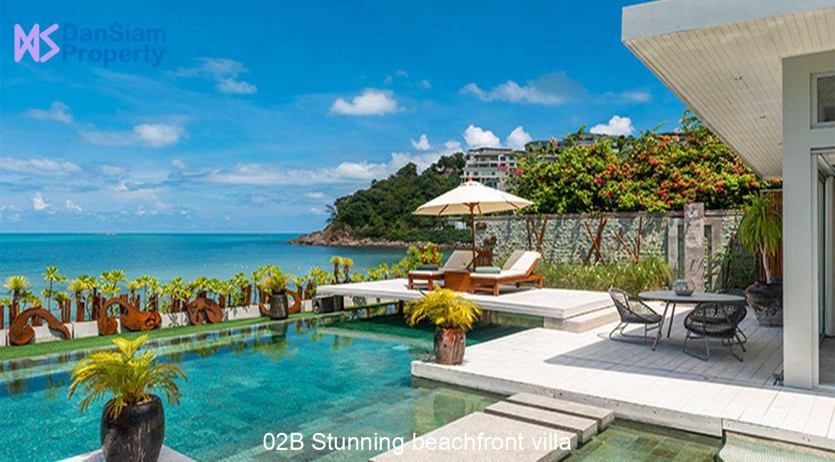02B Stunning beachfront villa