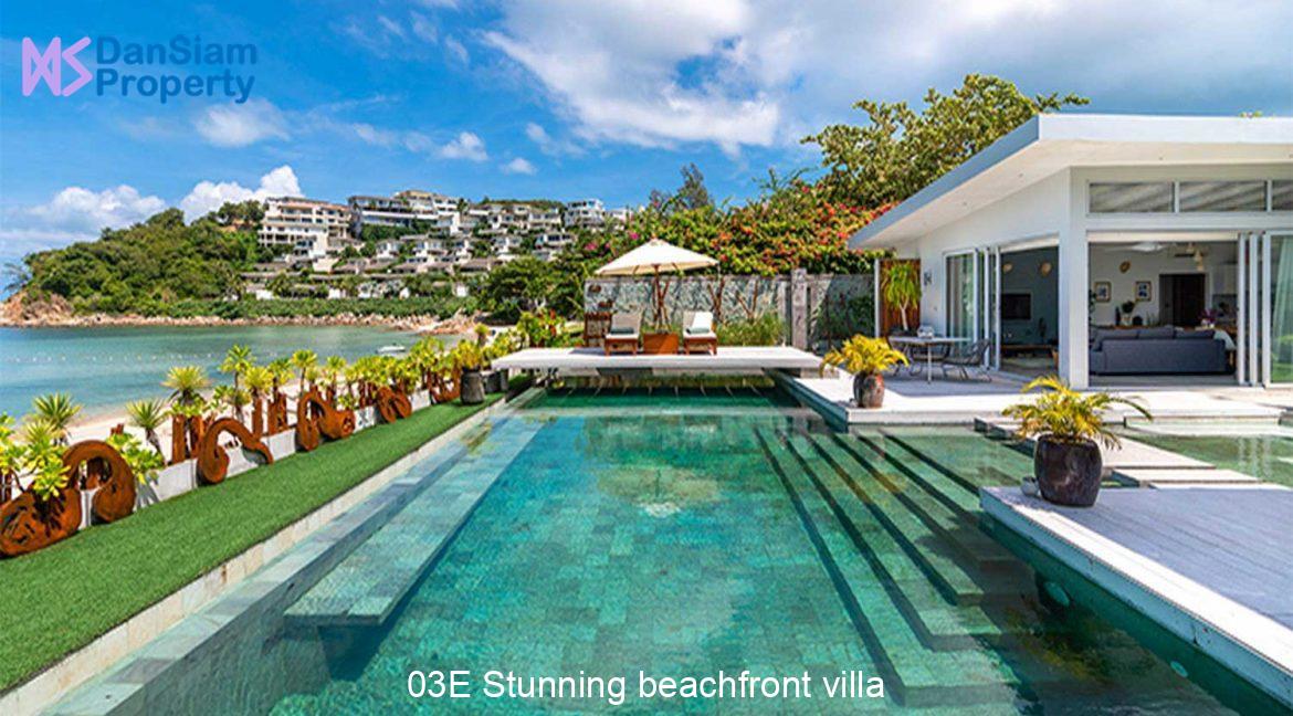 03E Stunning beachfront villa
