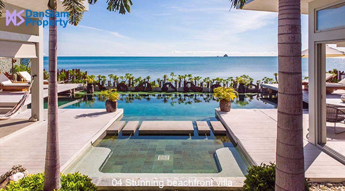 04 Stunning beachfront villa