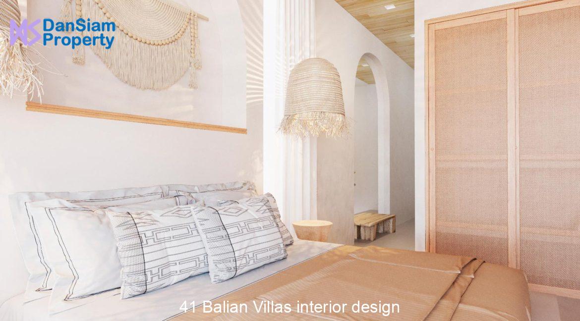 41 Balian Villas interior design