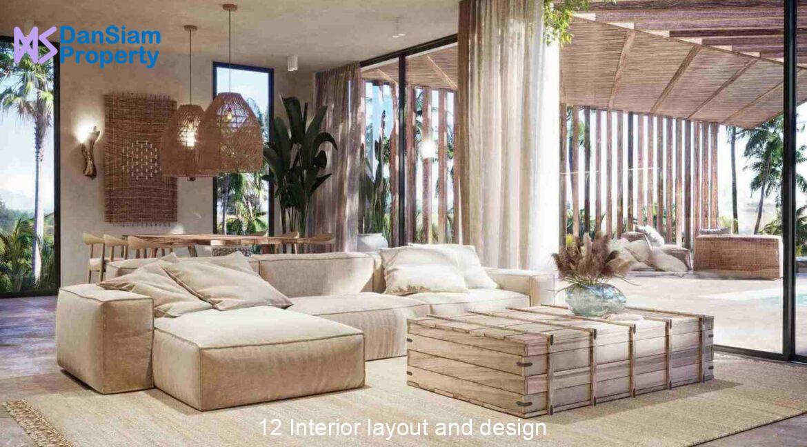 12 Interior layout and design