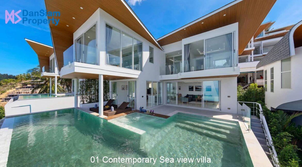 01 Contemporary Sea view villa
