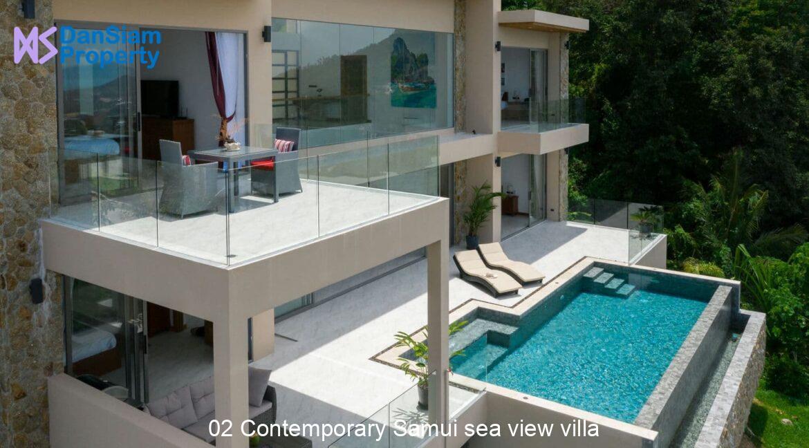 02 Contemporary Samui sea view villa