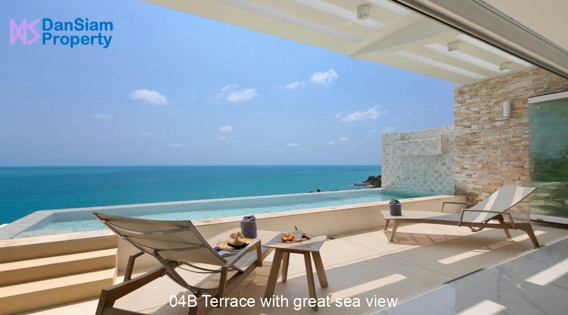 04B Terrace with great sea view
