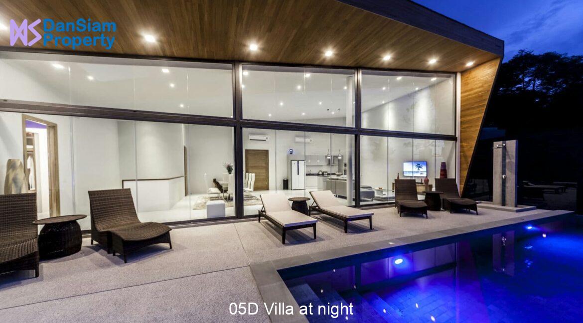 05D Villa at night