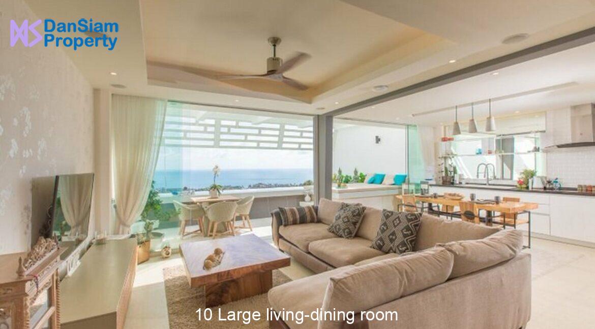 10 Large living-dining room