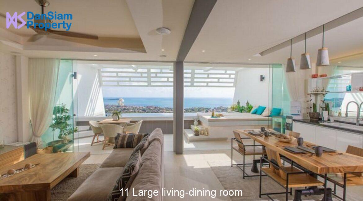11 Large living-dining room