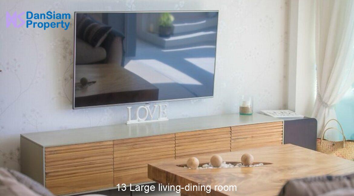 13 Large living-dining room