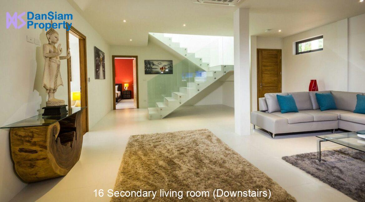 16 Secondary living room (Downstairs)