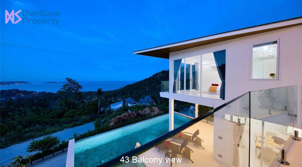 43 Balcony view
