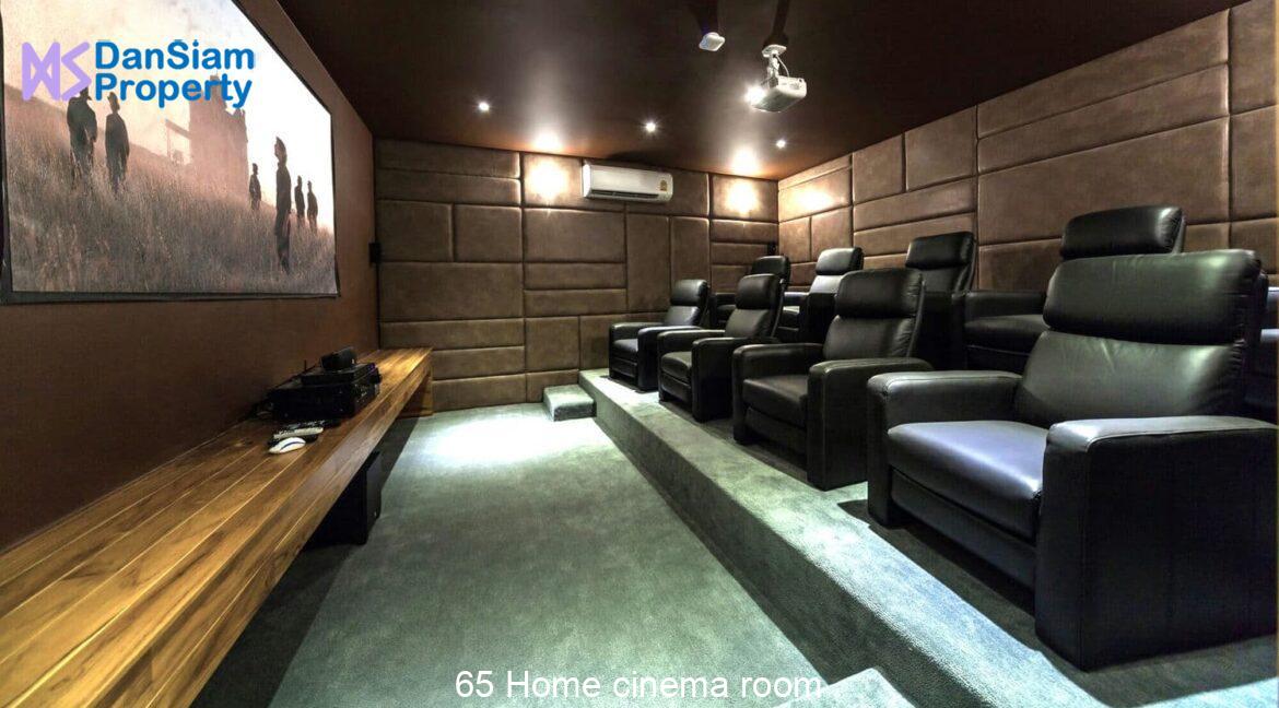 65 Home cinema room
