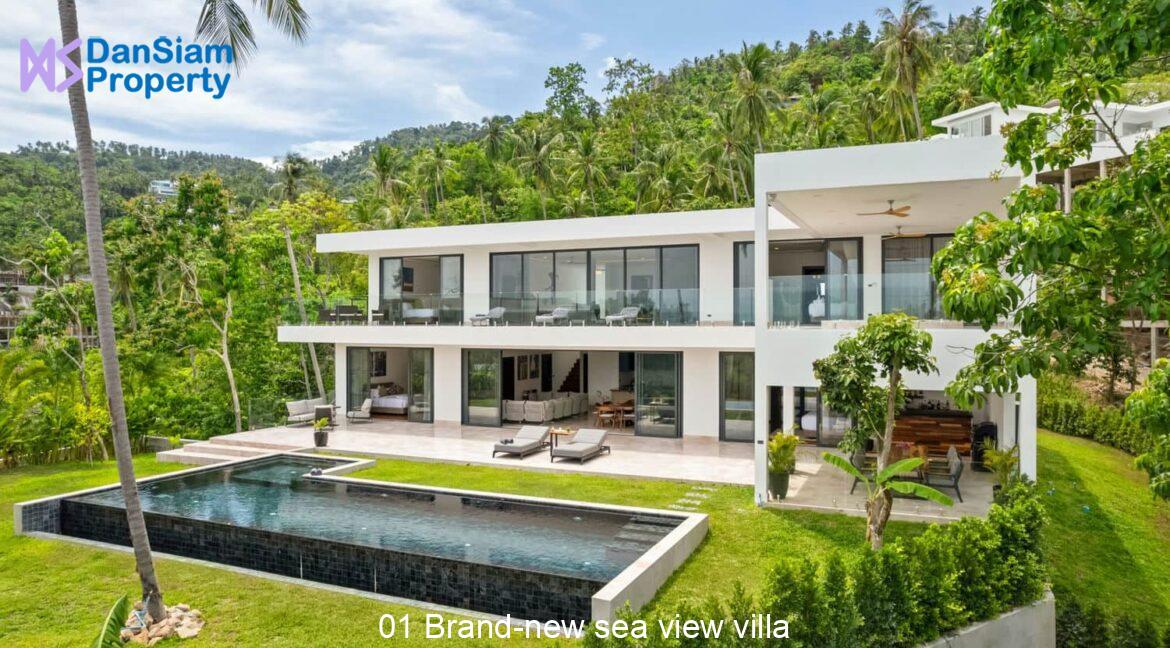 01 Brand-new sea view villa