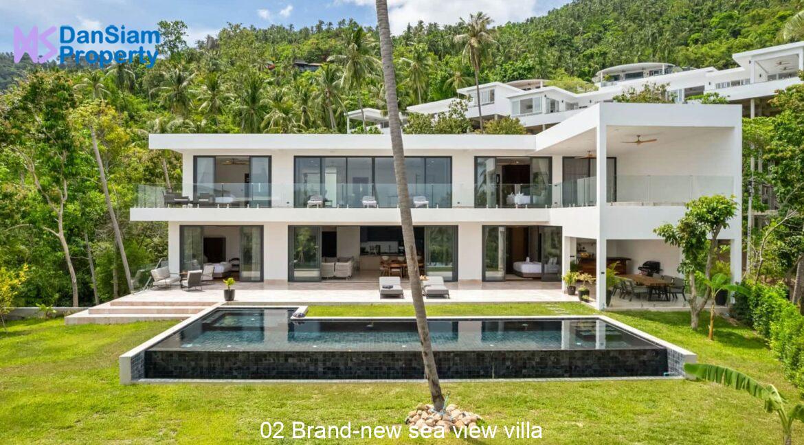 02 Brand-new sea view villa