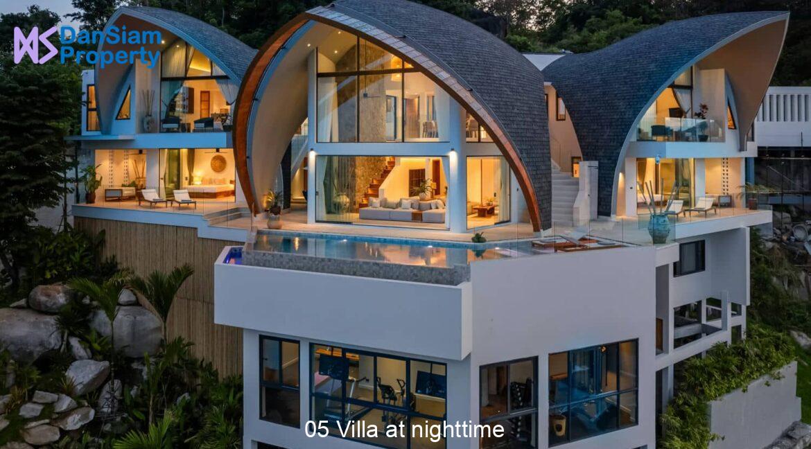 05 Villa at nighttime