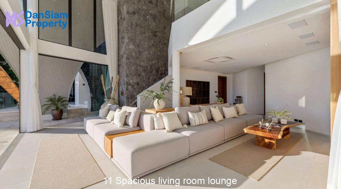 11 Spacious living room lounge