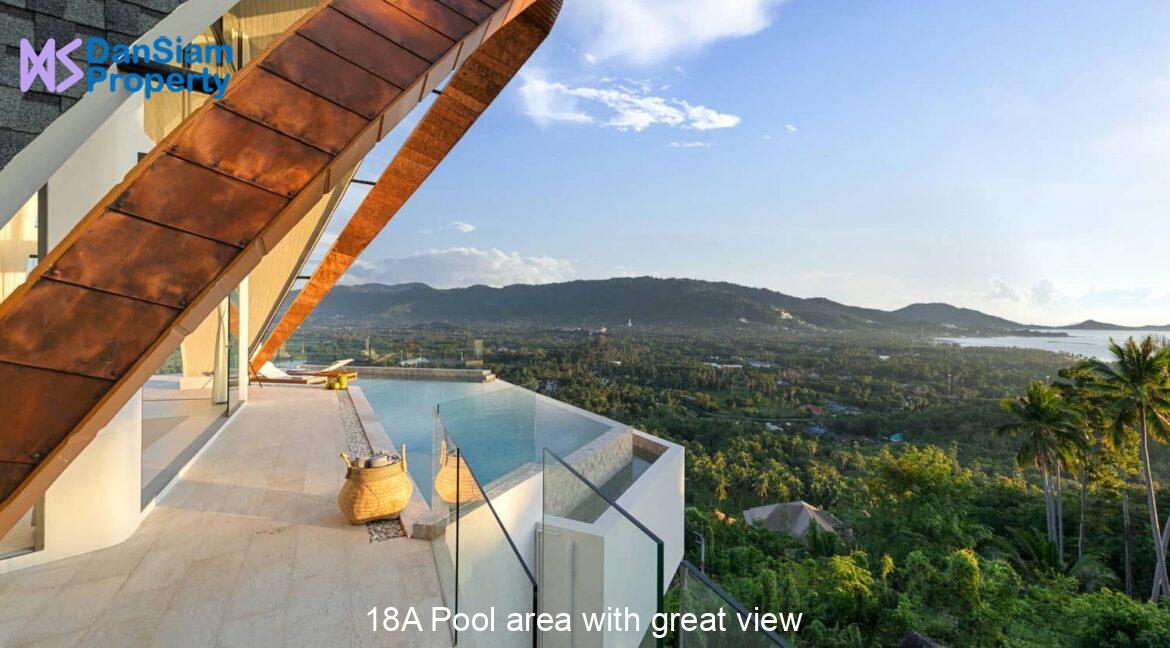 18A Pool area with great view