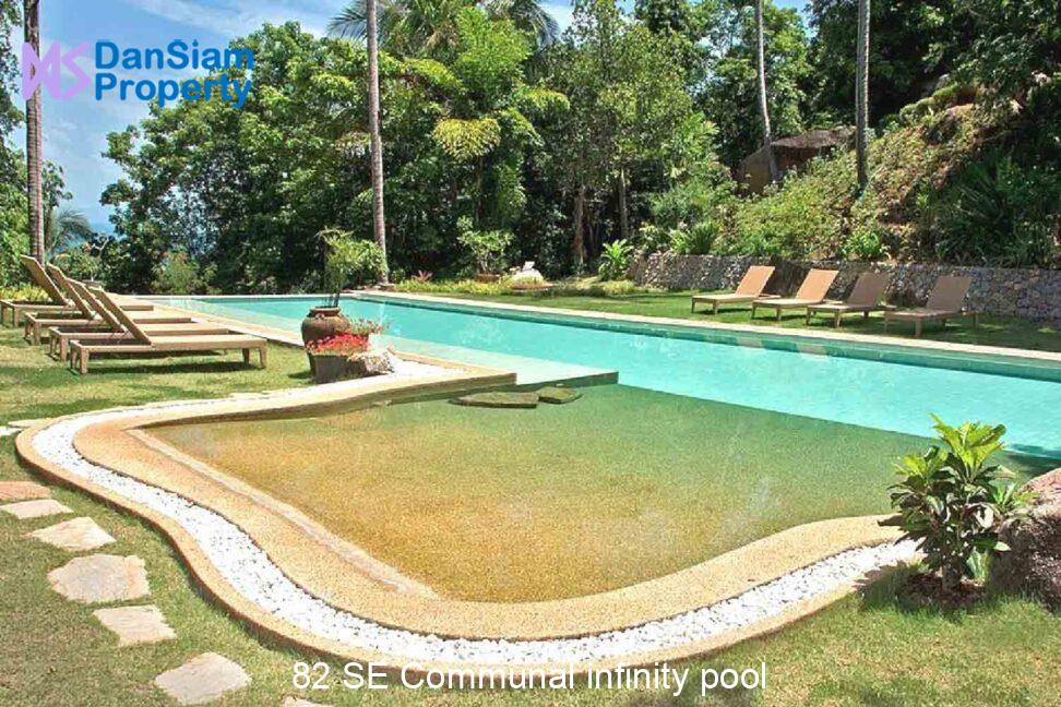 82 SE Communal infinity pool