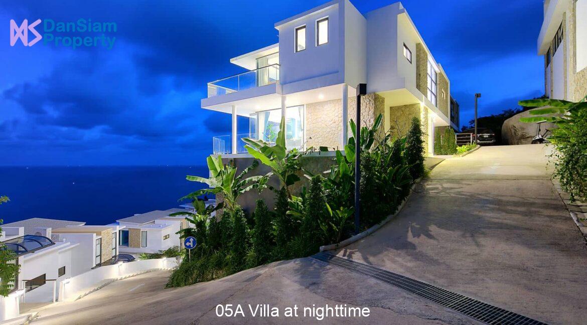 05A Villa at nighttime