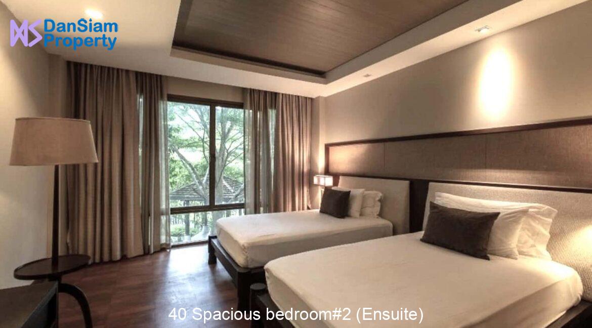 40 Spacious bedroom#2 (Ensuite)